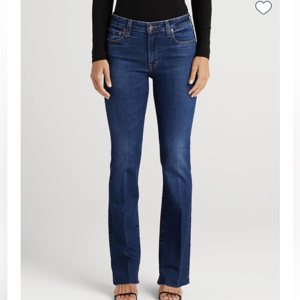 Edwin Lark Mid-Rise Ankle Jean with Raw Hem, 29